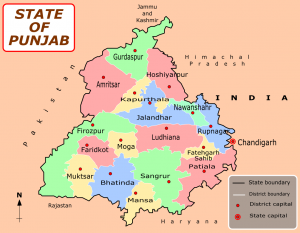 Major cities of Punjab